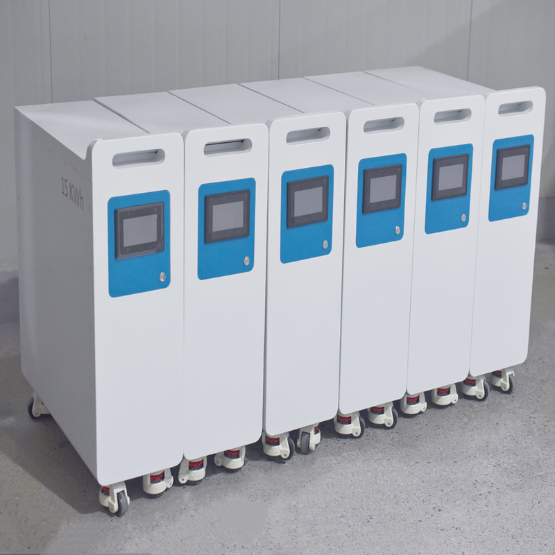 Tudo em um armário do bloco da bateria do ferro Lifepo4 do lítio para o sistema do armazenamento de energia da casa