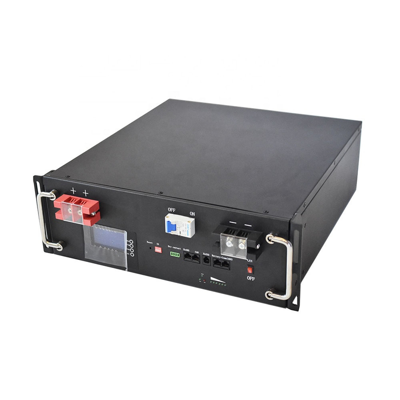 Montador de rack 48v 50ah 100ah 200ah Lifepo4 Bateria de armazenamento de energia solar 10kw lithuim Bateria solar para armazenamento de energia