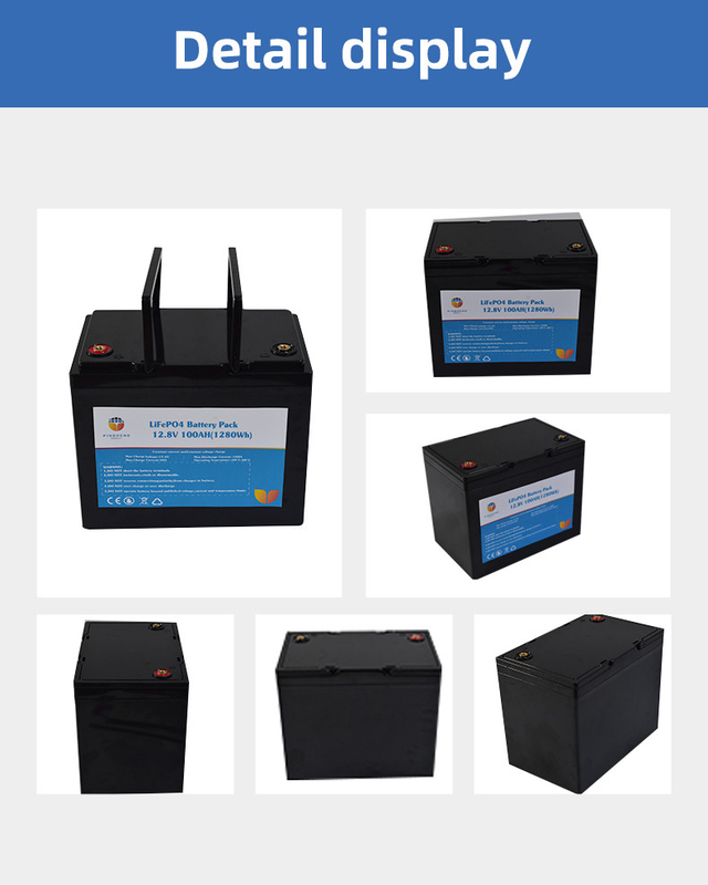 Baterias de lítio de baixa temperatura 12V Lifepo4 Bateria de 12V 100AH Baterias de lítio de baixa temperatura