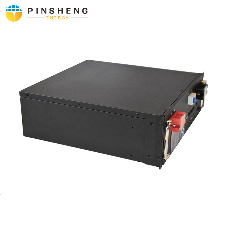 Lifepo4 5KW Cabinet Rack Montado Armazenamento de Energia Módulo Solar PV 100Ah 48V/51.2V 200Ah Bateria de Íons de Lítio