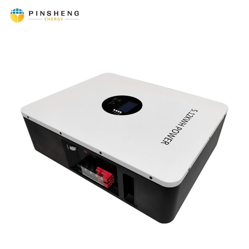 Pinsheng nova chegada parede montada 10KWH 48v/51.2v 200ah bateria de lítio para o sistema solar de armazenamento de energia doméstica