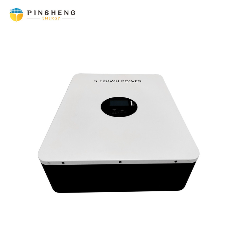 Pinsheng nova chegada parede montada 10KWH 48v/51.2v 200ah bateria de lítio para o sistema solar de armazenamento de energia doméstica