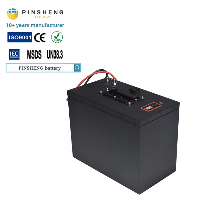 Bateria de iões de lítio de alto desempenho 72V 50Ah Motocicleta elétrica Bateria de lítio LifePO4 Bateria
