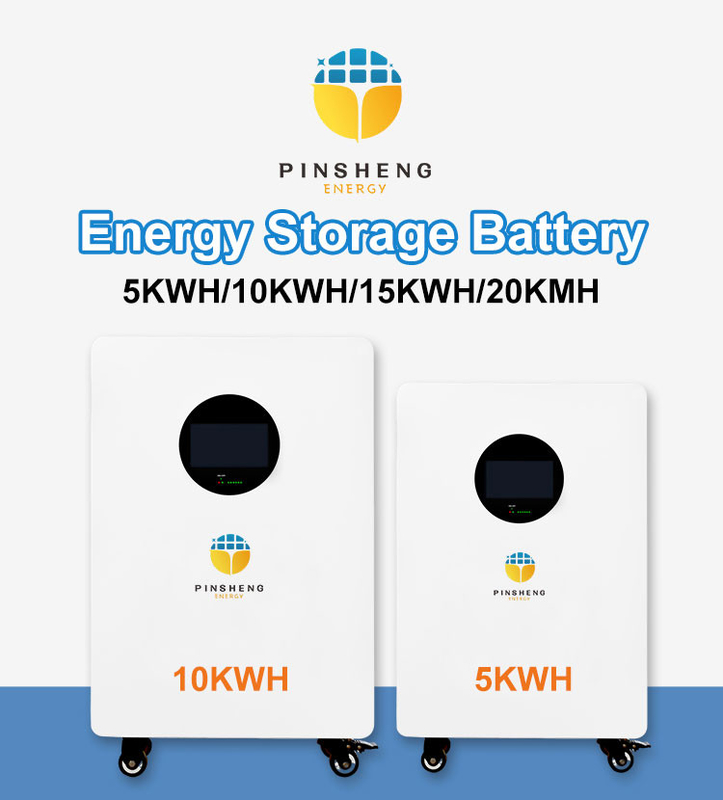 Pinsheng confiável 48V LiFePO4 bateria packs 10KWh & 15KWh armazenamento de energia solar com 200Ah, 280Ah, 300Ah opções
