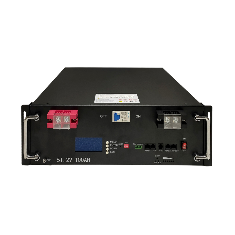 5kwh 10kwh armazenamento de energia doméstica módulo de íons de lítio 100ah armário de rack de servidor bateria de alta tensão lifepo4