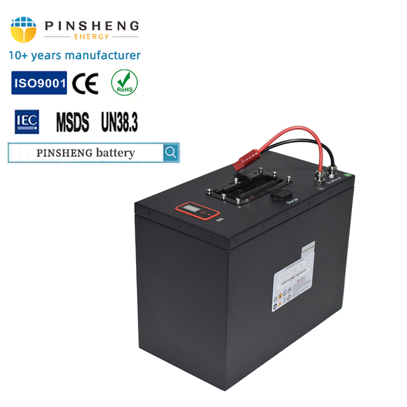 Pinsheng Customizable 72V 50Ah LiFePO4 Battery with 3 Years Warranty for Electric Vehicles and Solar Storage