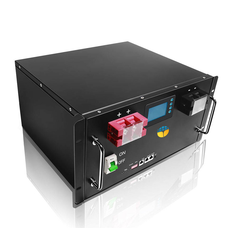 Bateria LiFePO4 de 48V 200Ah com vida útil de ciclo de 6000 vezes 51.2V 5KWh Armazenamento de energia solar Bateria de íons de lítio