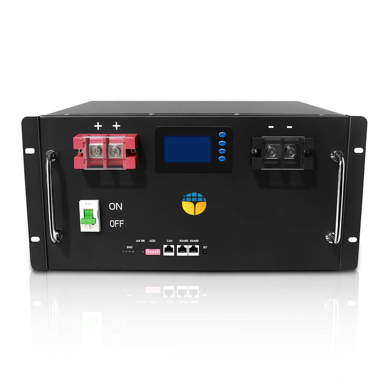 Bateria LiFePO4 OEM/ODM 48V 200Ah com 3 anos de garantia e tamanho 480*248*618mm para armazenamento de energia de longa duração