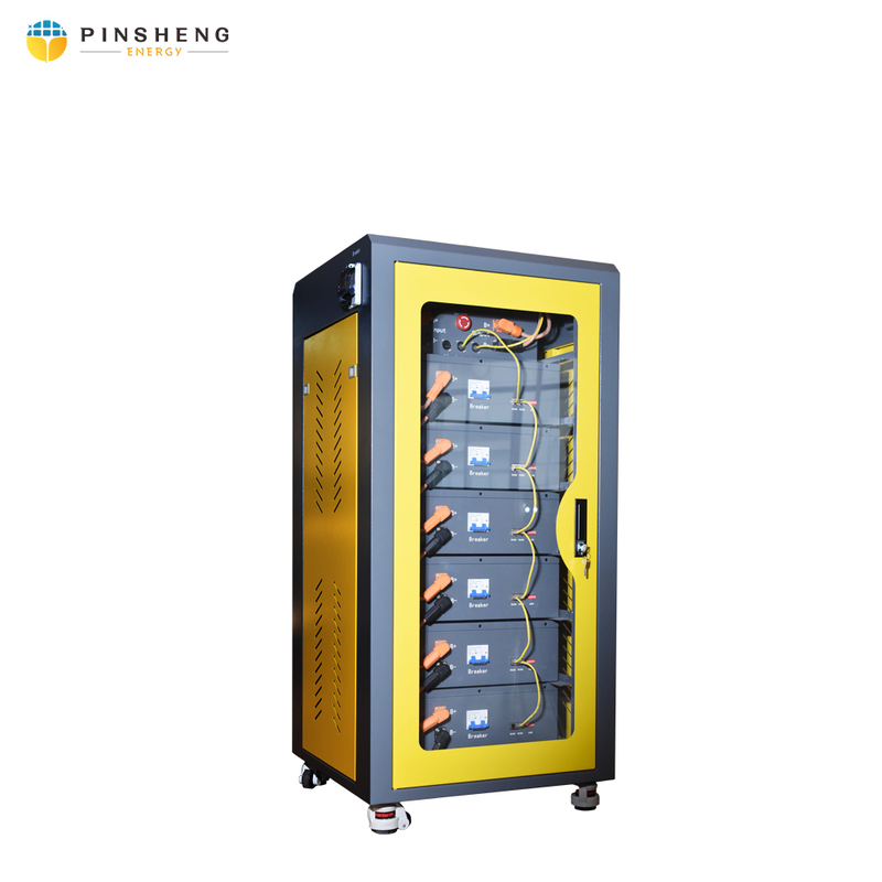 PINSHENG 50kW 100kW 100kWh Container de armazenamento de energia gabinete de bateria para sistemas de rede híbrida