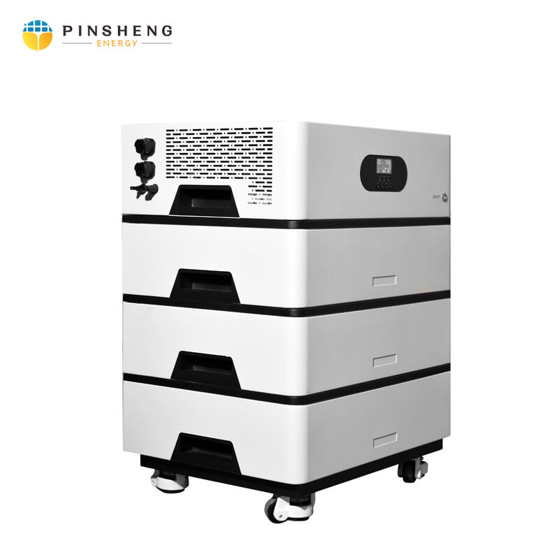 novo projeto fornecimento comercial 5kw 10kw kit completo com Bluetooth inverter híbrido sistema de armazenamento de energia solar 51.2V bateria de lítio