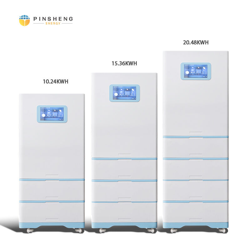 PINSHENG ENERGY Sistema de armazenamento de energia ESS 48v 200ah Bateria de íons de lítio Solução de bateria solar para casa, escritório, villa e fazenda