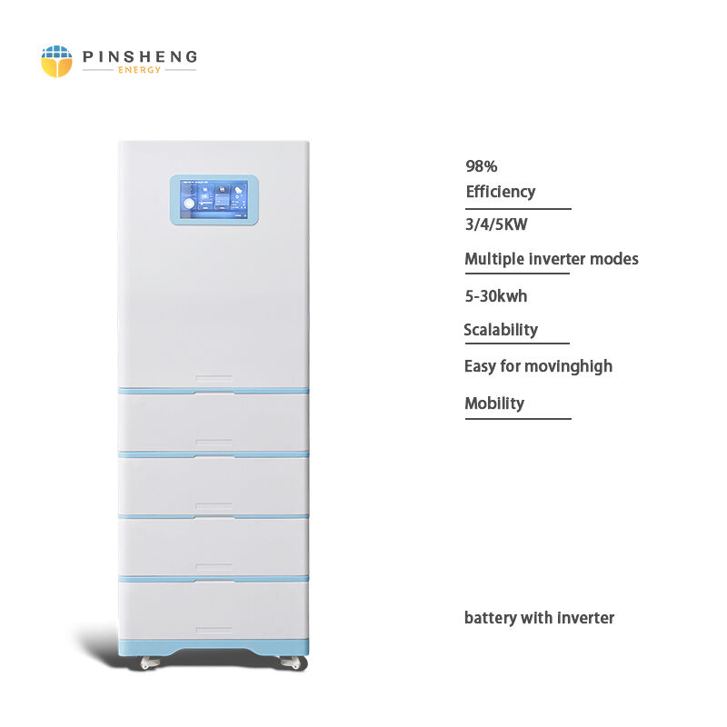 PINSHENG ENERGY Sistema de armazenamento de energia ESS 48v 200ah Bateria de íons de lítio Solução de bateria solar para casa, escritório, villa e fazenda