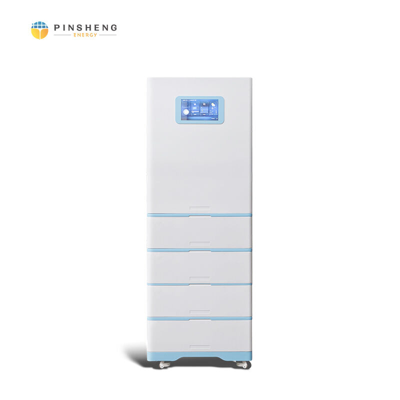 PINSHENG ENERGY Sistema de armazenamento de energia ESS 48v 200ah Bateria de íons de lítio Solução de bateria solar para casa, escritório, villa e fazenda