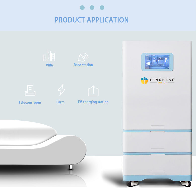 Sistema de Energia Solar Híbrido Tudo-em-Um com Inversor PINSHENG de Alta Tensão 10Kw 20Kwh 25Kwh 30Kwh para Uso Doméstico