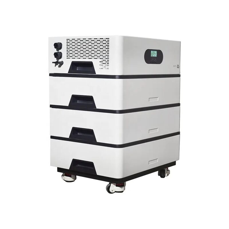 Armazenamento de energia solar com ciclo de vida longo Sistema de alimentação 48v/51.2V 768v 512v 50ah 100ah 400ah 20kwh Bateria Lifepo4 empilhada