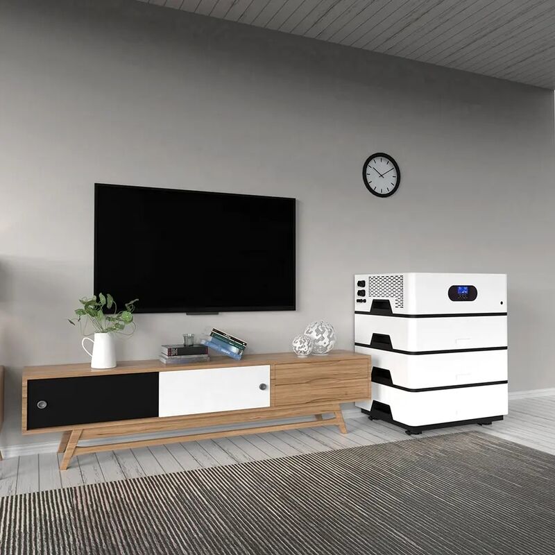 Bateria de lítio LiFePO4 Pinsheng 2023 51.2v 500V 200kwh 100kwh Sistema de Armazenamento de Energia Empilhado