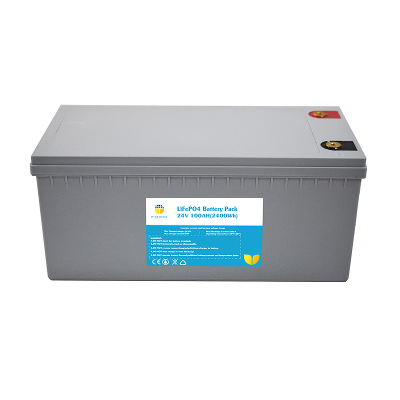 Bloco profundo da bateria de íon de lítio da bateria solar LiFePO4 do ciclo 24V para o armazenamento de energia