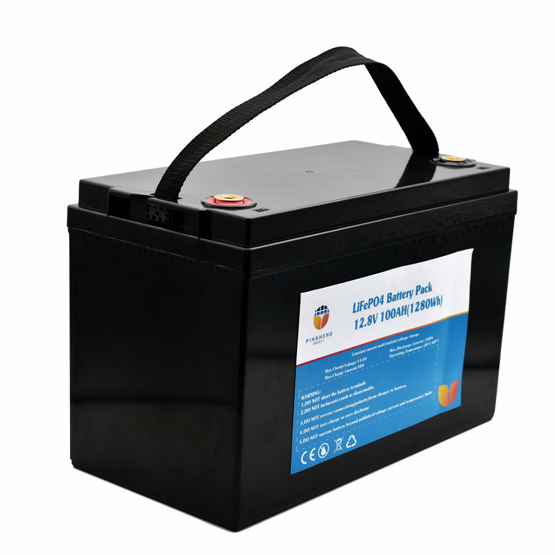 Lítio profundo Ion Battery 500ah do ciclo de PINSHENG 12v 100 Ah 12v 300ah para o armazenamento solar da casa