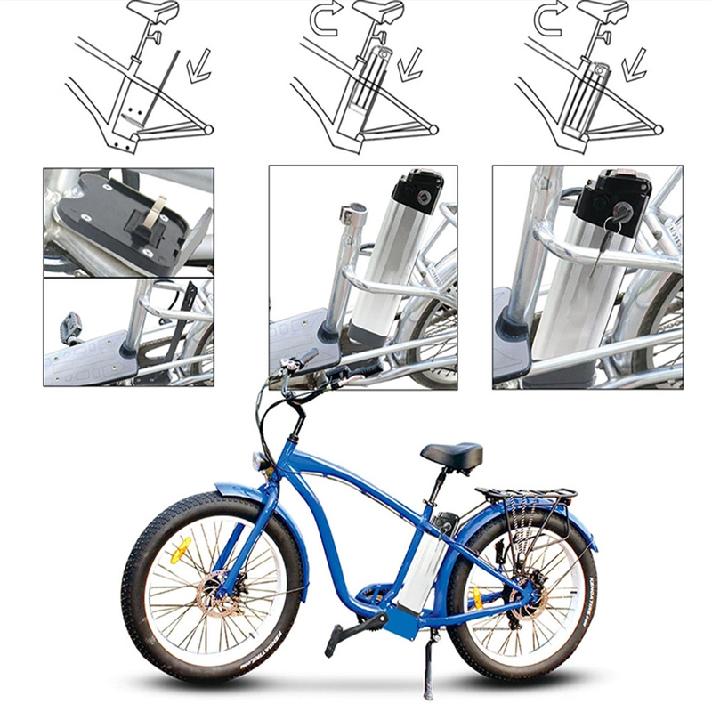 o zangão duro do caso de 6000mah 3.7v enriquece o lítio Ion Battery Cells Pack do poder para a bicicleta de E