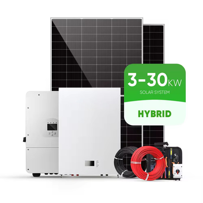 Instalação fora da rede para uso doméstico e comercial de um conjunto completo de sistema de energia solar 50KW 60KW 70KW